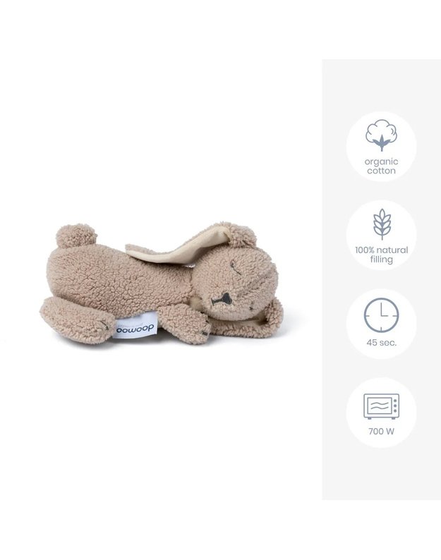 Doomoo GOTS sertifikuota šildanti pagalvėlė Snoogy Bunny Biscuit