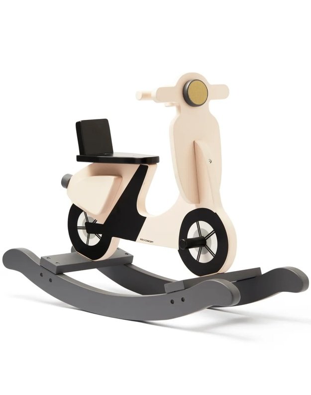 Kid's Concept supamas žaislas Scooter, smėlio spalvos