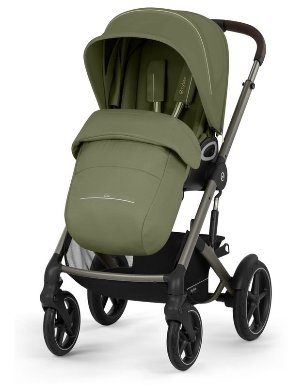 Cybex Talos S Lux V2 vežimėlis TPE Moss Green, žalias