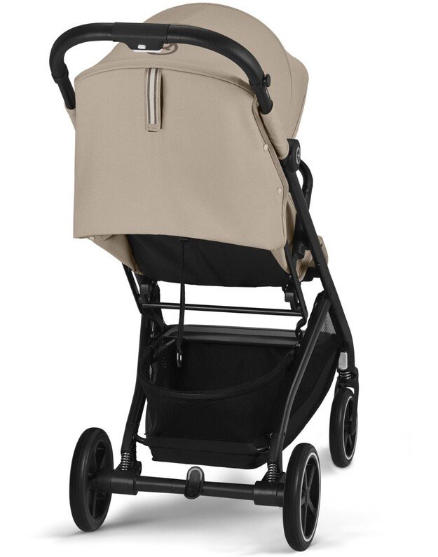 Vežimėlis Cybex Beezy BLK Almond Beige, smėlio spalvos