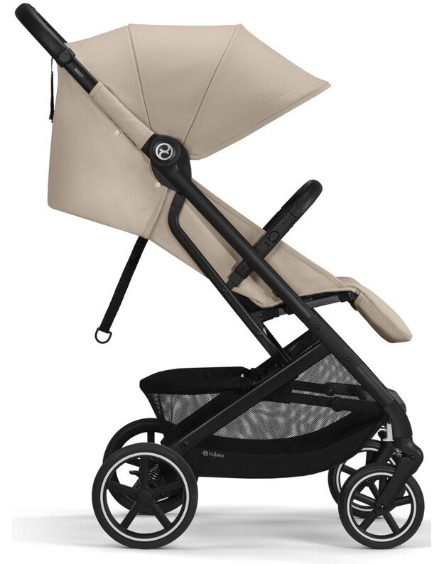 Vežimėlis Cybex Beezy BLK Almond Beige, smėlio spalvos