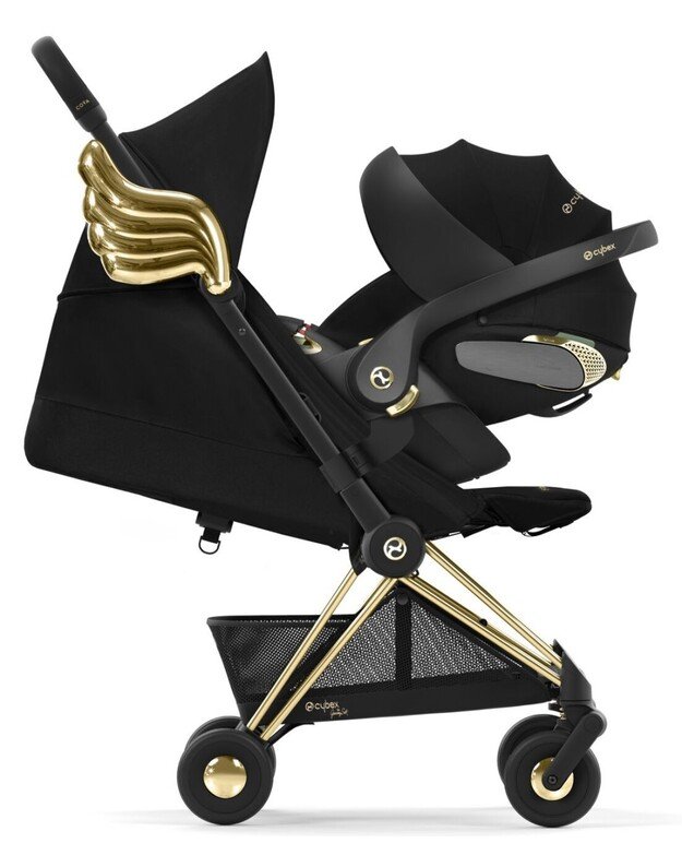 Vežimėlis CYBEX COYA Jeremy Scott Wings, juodas