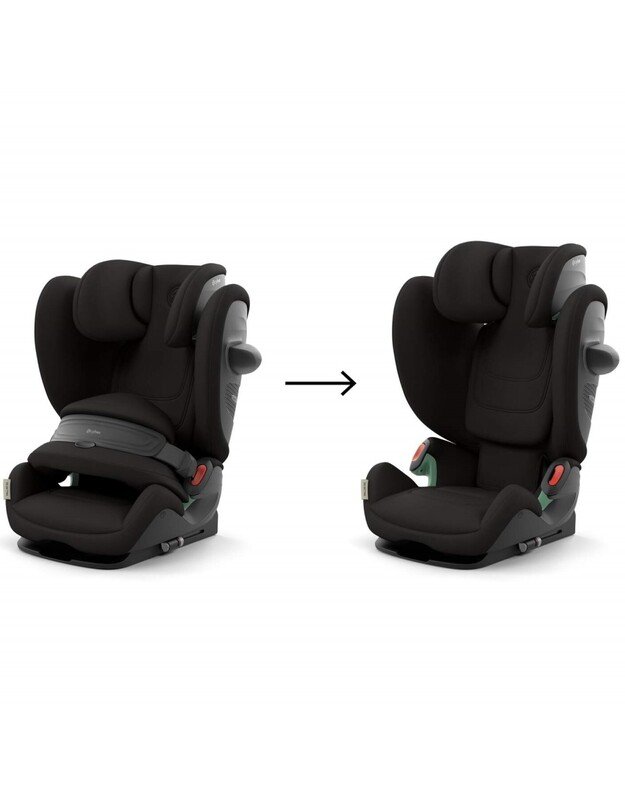 Cybex autokėdutė Pallas G2 76-150cm Moon Black, juoda