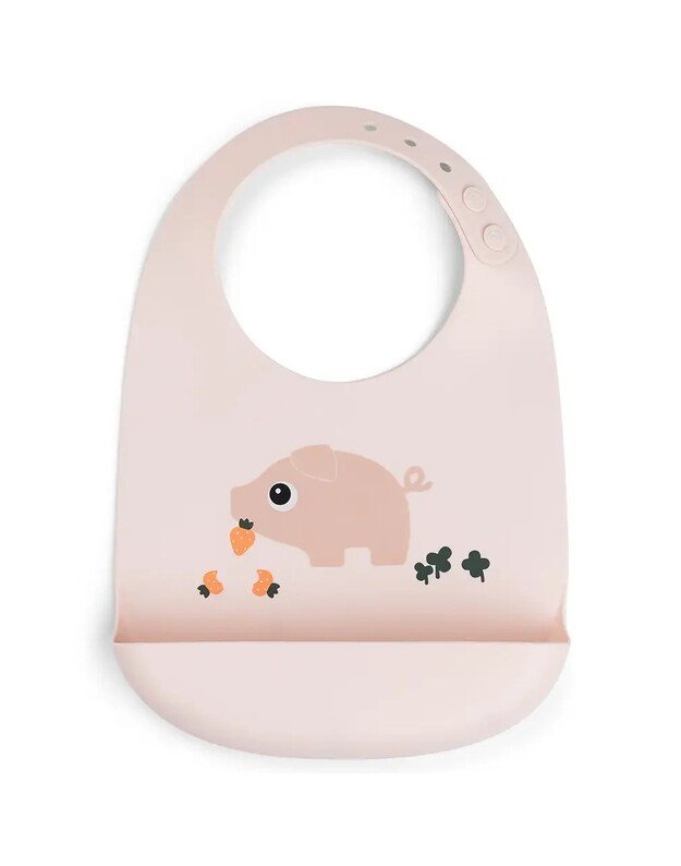 Done by Deer silikoninis seilinukas Pigee, rausvas