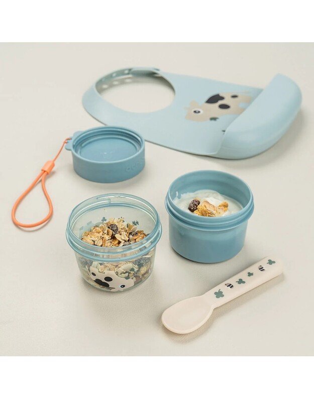 Done by Deer dvipusis maisto laikymo indelis Tiny Farm, mėlynas 2