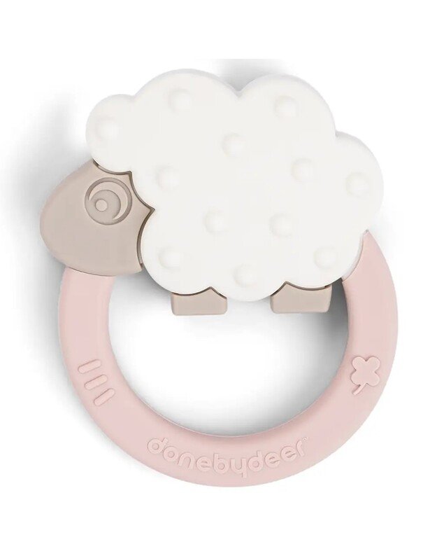 Done by Deer silikoninis kramtukas Sheepy, rausvas