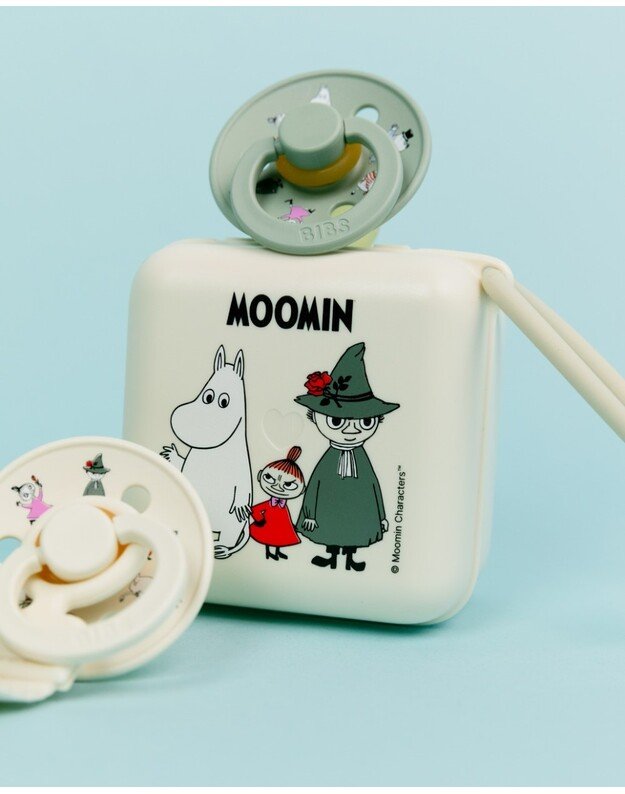 BIBS x Moomin čiulptukų laikymo (sterilizavimo) dėžutė Ivory, balta 2