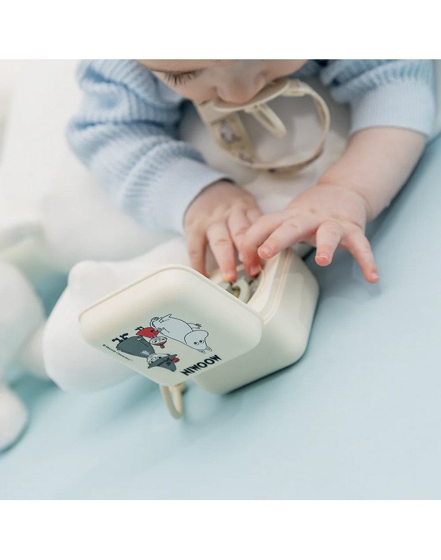 BIBS x Moomin čiulptukų laikymo (sterilizavimo) dėžutė Ivory, balta 1