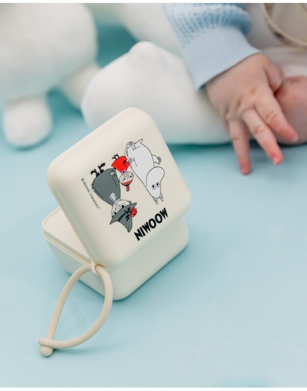 BIBS x Moomin čiulptukų laikymo (sterilizavimo) dėžutė Ivory, balta 5