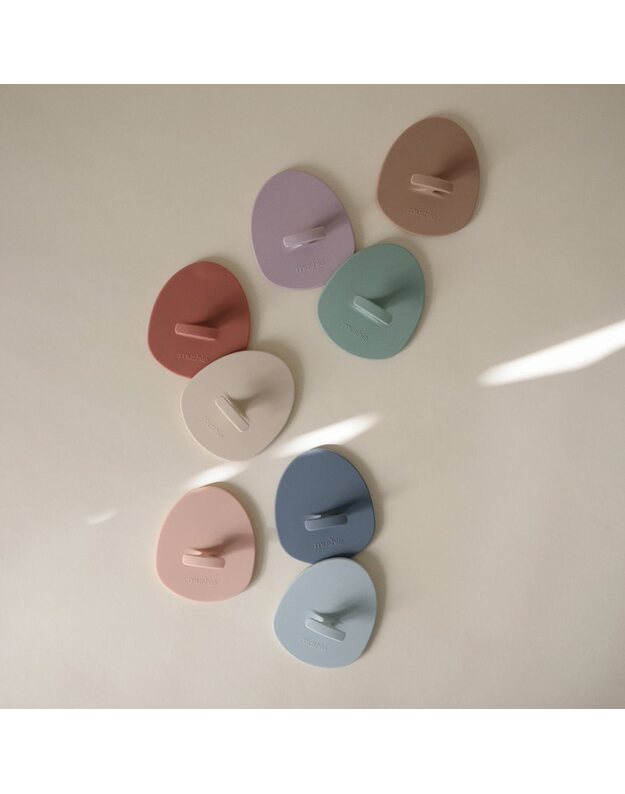 Mushie prausimo šepetėliai kūdikiams Rose/Soft Lilac, 2vnt 6