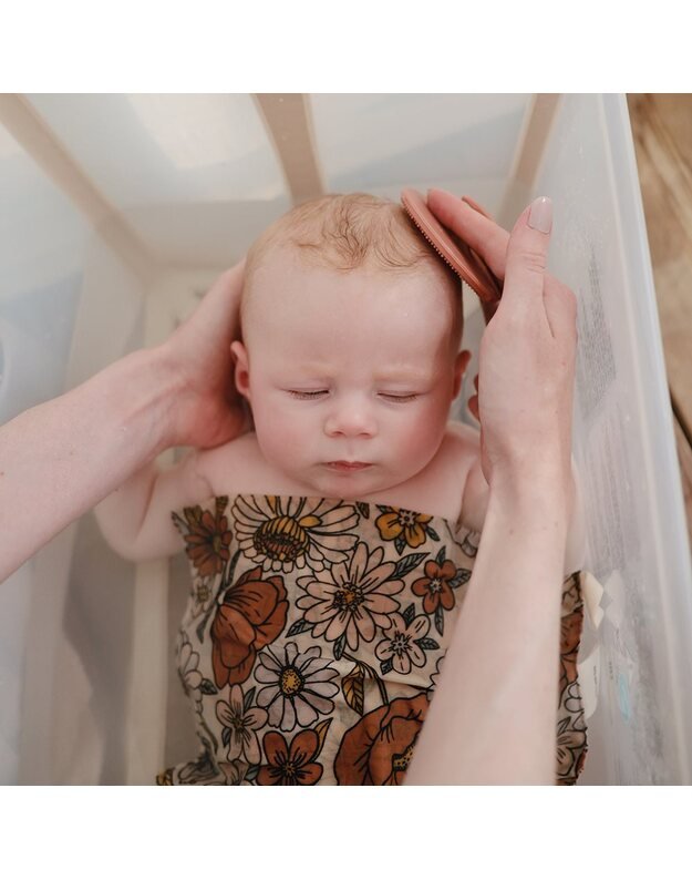 Mushie prausimo šepetėliai kūdikiams Rose/Soft Lilac, 2vnt 4