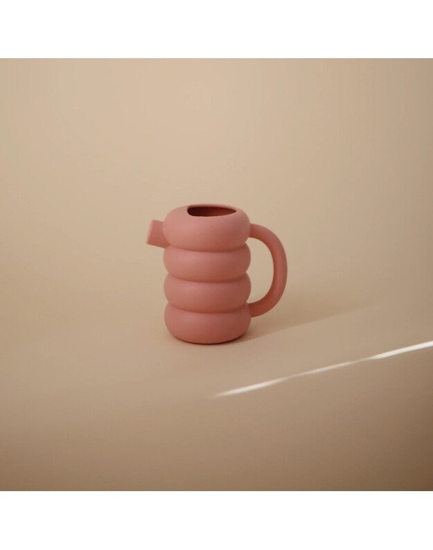 Mushie silikoninis laistytuvas Peony, rausvas 4