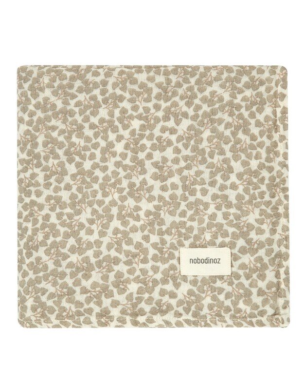 Nobodinoz dvigubo muslino pledukas WABI-SABI LIGHT GREEN YUMIKO 2