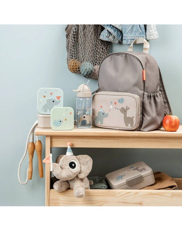 Done by Deer gertuvė su šiaudeliu Celebration, 350ml, smėlio spalvos