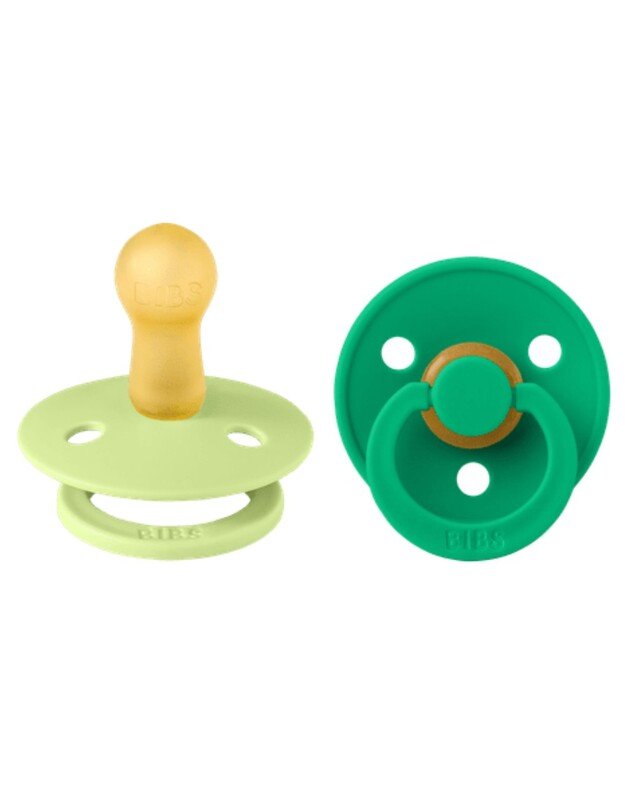 BIBS Colour čiulptukai Matcha / Cactus 6-18mėn, 2 vnt