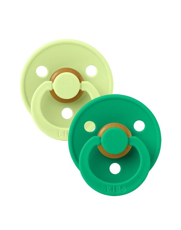 BIBS Colour čiulptukai Matcha / Cactus 6-18mėn, 2 vnt