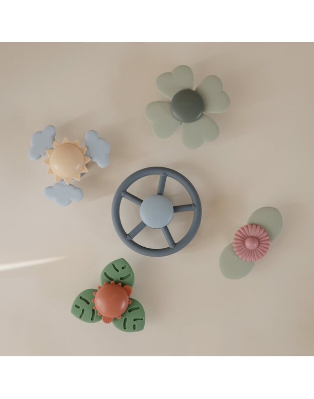 Mushie prilimpantis sukamasis žaislas Spinner Bee