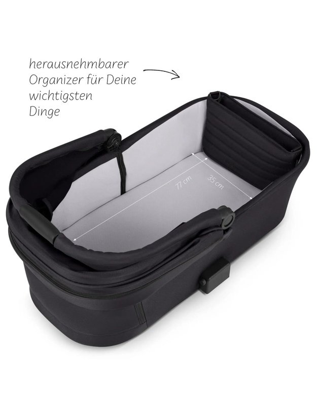ABC Design Salsa 5 Air 2in1 vežimėlis Coal, juodas