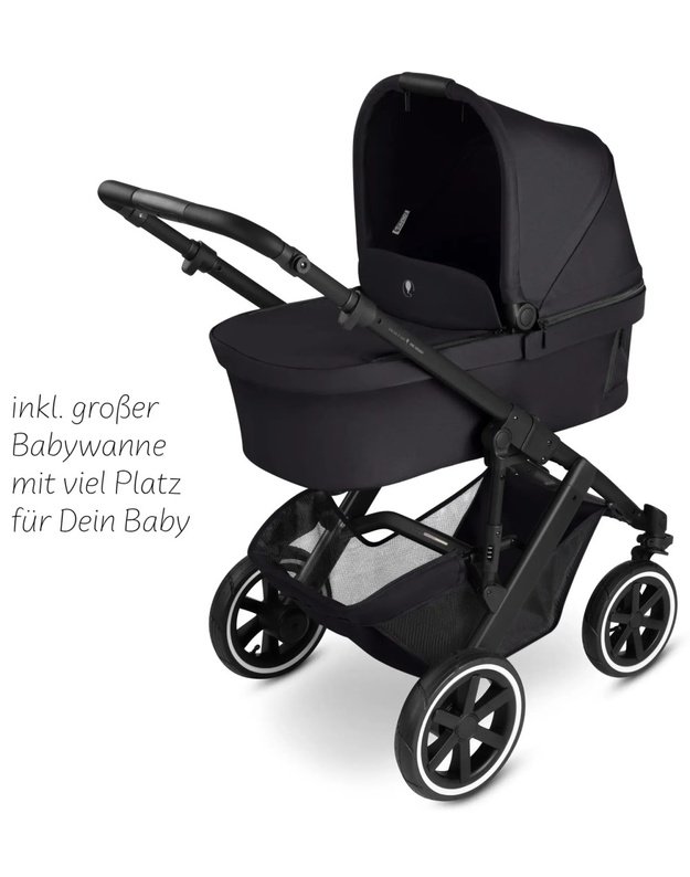 ABC Design Salsa 5 Air 2in1 vežimėlis Coal, juodas