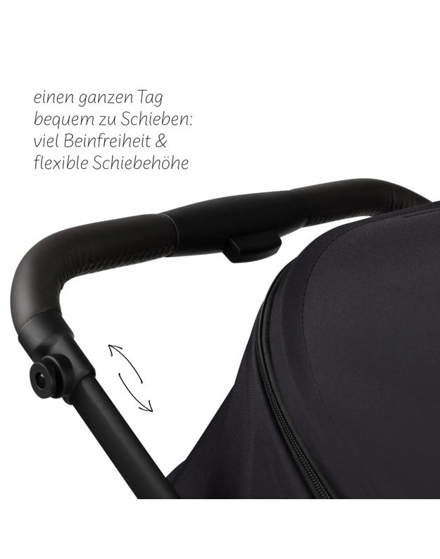 ABC Design Salsa 5 Air 2in1 vežimėlis Coal, juodas