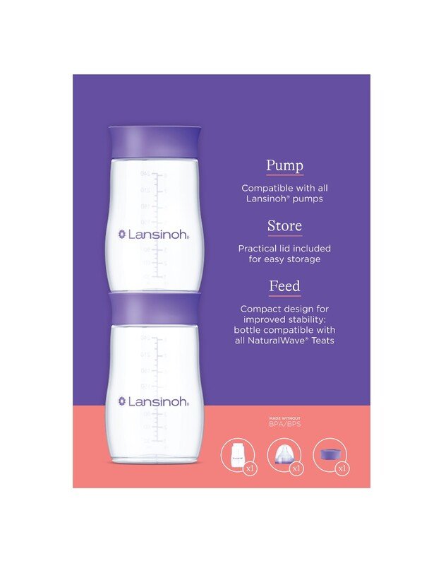 Lansinoh maitinimo buteliukų komplektas, 2x240 ml 1