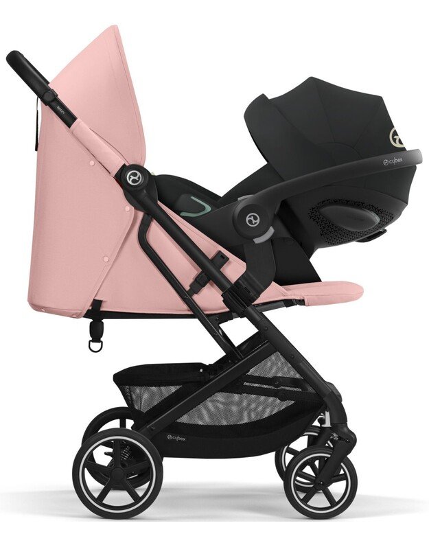 Vežimėlis Cybex Beezy BLK Candy Pink, rožinis