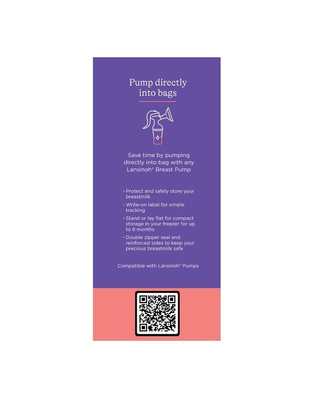 Lansinoh milk storage bags, 50 pcs 1