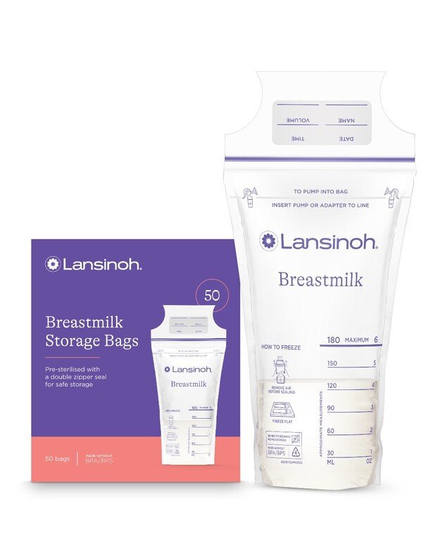Lansinoh milk storage bags, 50 pcs