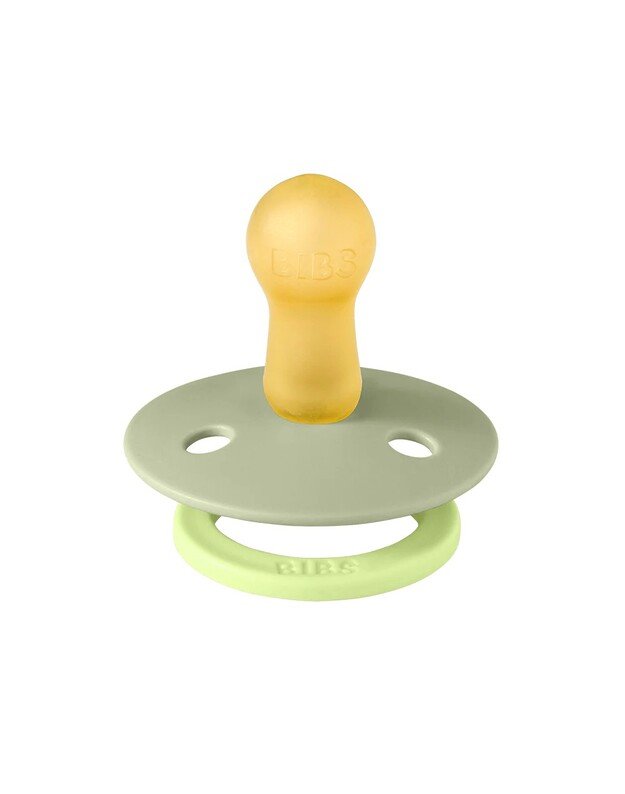 BIBS Studio Colour čiulptukai Fusion - Sage Hunter Green Mix, 2 vnt, įvairių dydžių 1