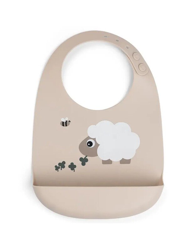 Done by Deer silikoninis seilinukas Sheepy, smėlio spalvos