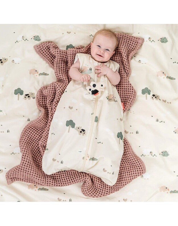 Done by Deer miegmaišis TOG 2.5 Tiny Farm 90cm, smėlio spalvos 1