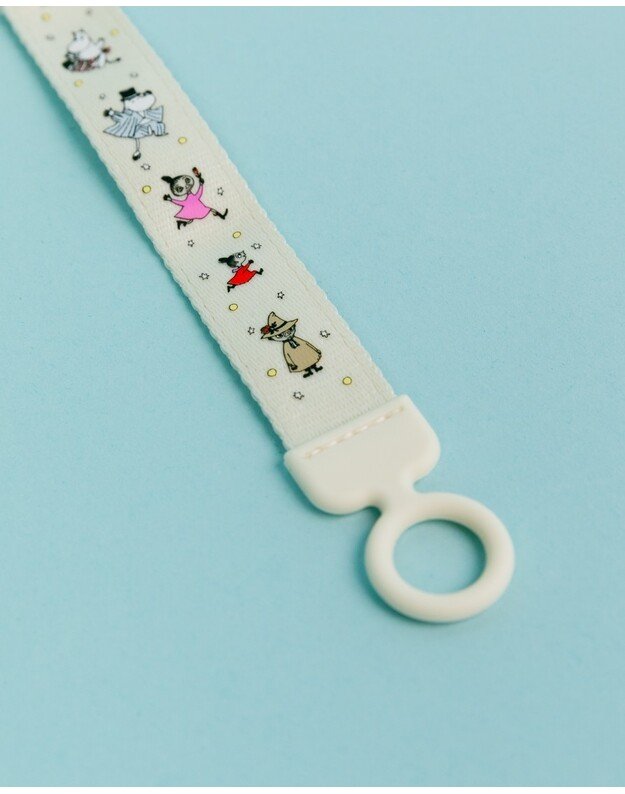 BIBS x Moomin čiulptuko laikiklis Loop Ivory, baltas 4