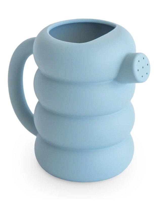 Mushie silikoninis laistytuvas French Blue, melsvas