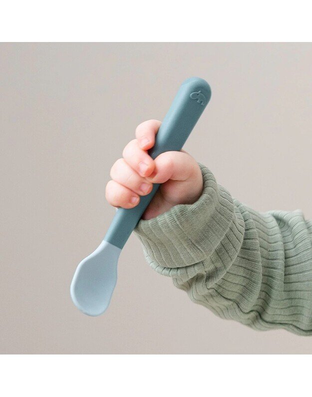 Done by Deer lengvai sugriebiami kūdikio šaukšteliai Foodie, 3 vnt, mėlyni