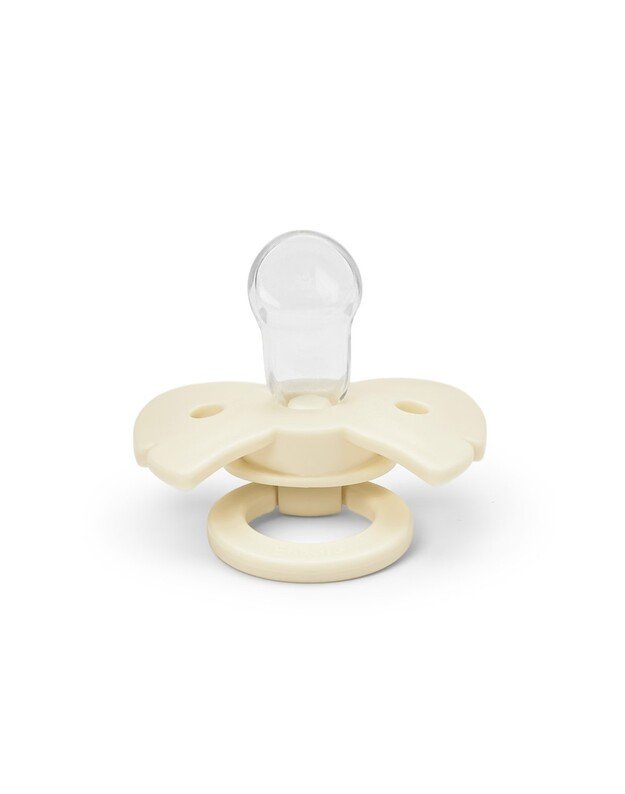 Elodie Details silikoninis čiulptukas 0-6 mėn. Binky Bow - Oat White