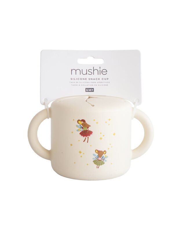 Mushie silikoninis užkandžių puodelis Fairy Mice
