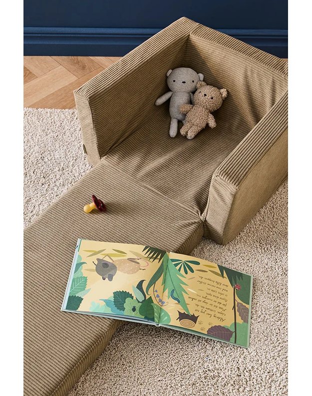 Kid's Concept sulankstomas vaikiškas fotelis Green