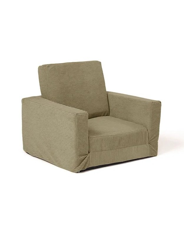Kid's Concept sulankstomas vaikiškas fotelis Green
