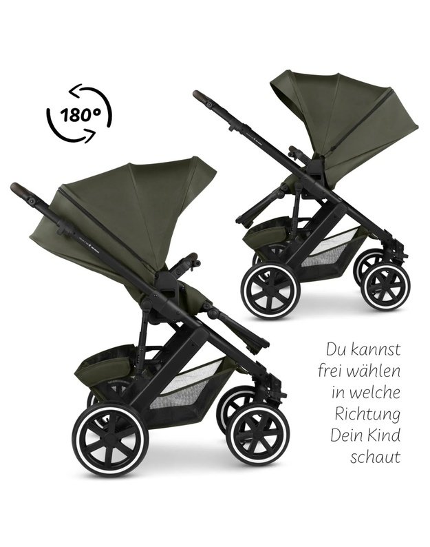 ABC Design Salsa 5 Air 2in1 vežimėlis Avocado, žalias