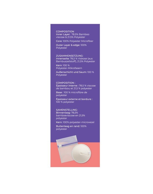 Lansinoh washable nursing pads, 4 pcs. 4