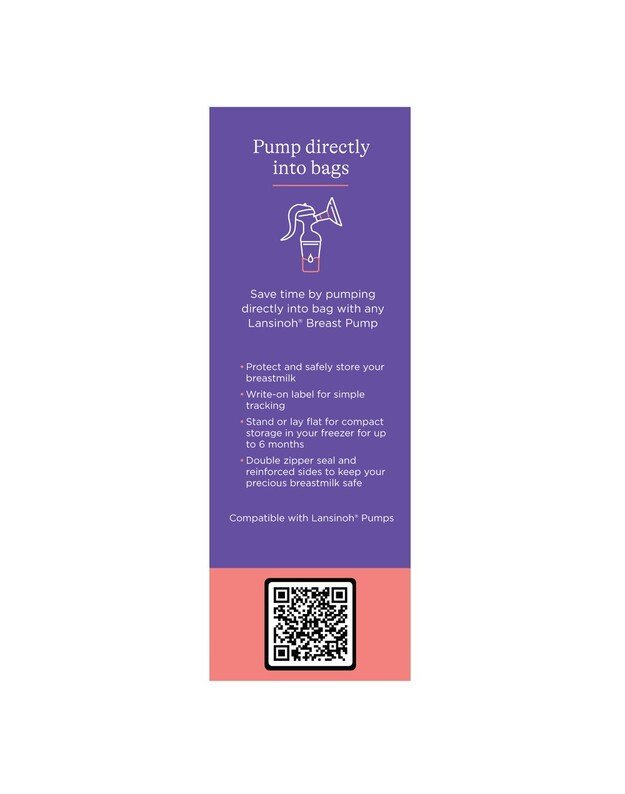 Lansinoh milk storage bags, 25 pcs. 1