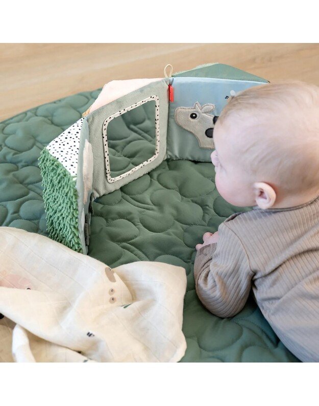 Done by Deer sensorinis išlankstomas lavinamasis žaislas su veidrodžiu Tiny Farm 5