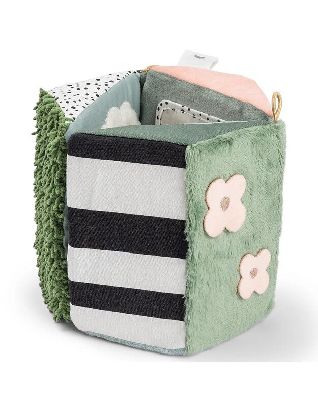 Done by Deer sensorinis išlankstomas lavinamasis žaislas su veidrodžiu Tiny Farm 1