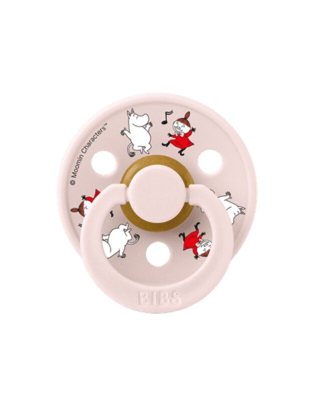BIBS x Moomin Colour čiulptukai Dancing - Candy Apple mix, 2 vnt, įvairių dydžių 4
