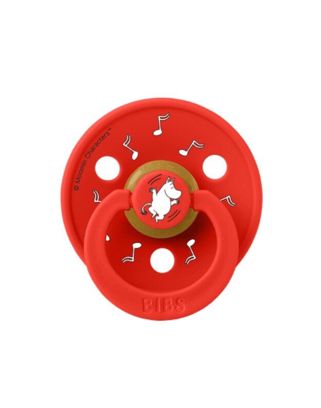 BIBS x Moomin Colour čiulptukai Dancing - Candy Apple mix, 2 vnt, įvairių dydžių 6
