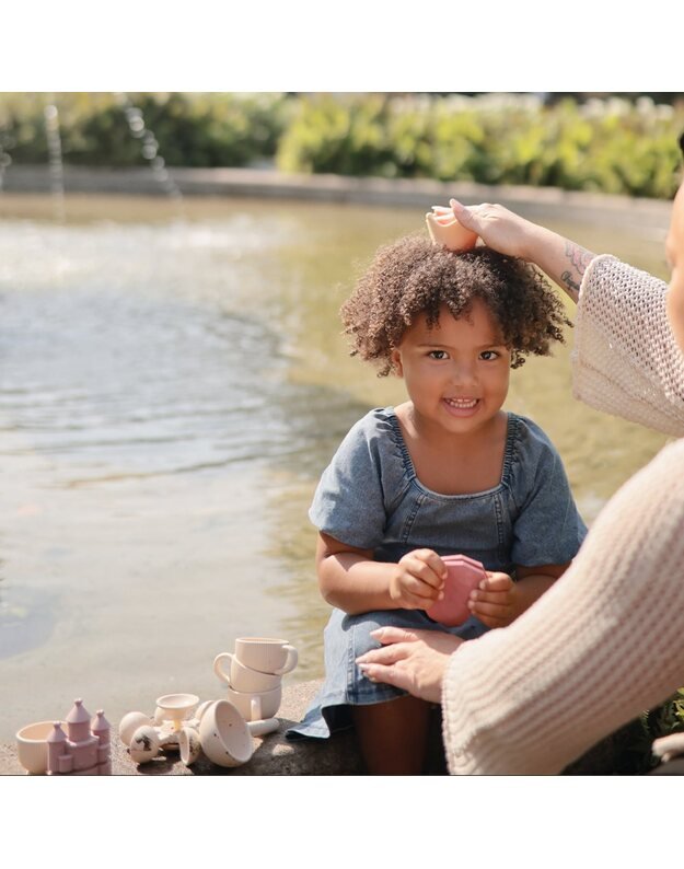 Mushie silikoniniai vonios žaislai Princess, 4 vnt. 8