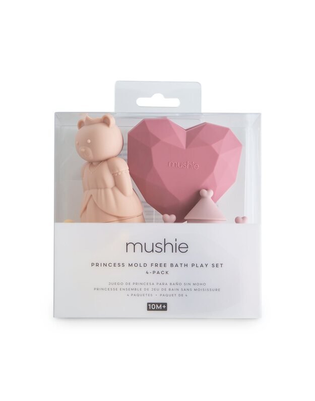 Mushie silikoniniai vonios žaislai Princess, 4 vnt. 4