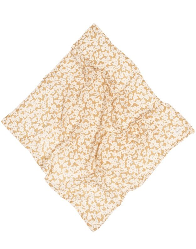 Nobodinoz dvigubo muslino pledukas WABI-SABI GOLDEN BROWN SAKURA 1