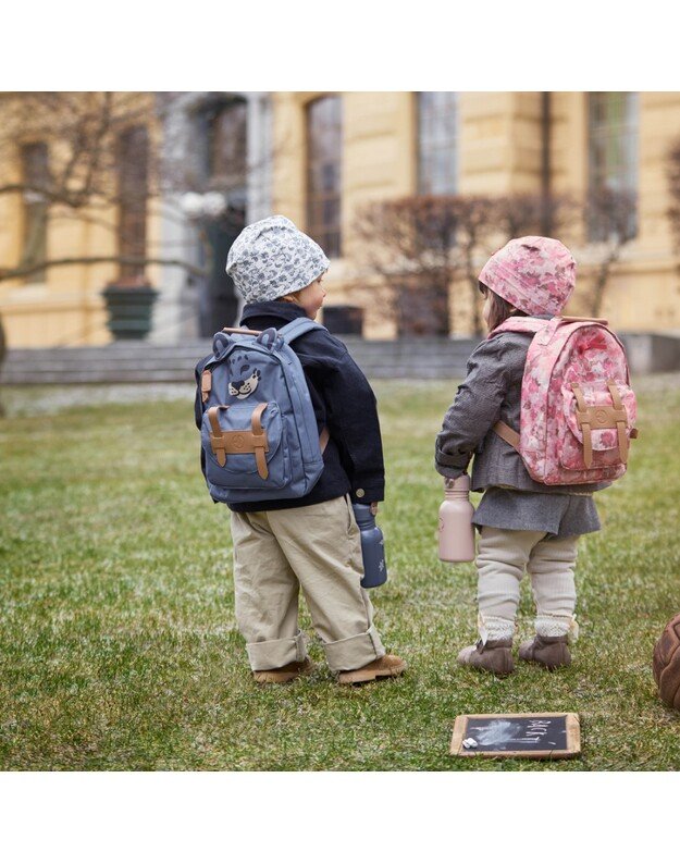 Elodie Details nerūdijančio plieno gertuvė su šiaudeliu Rosy Bow, rausva