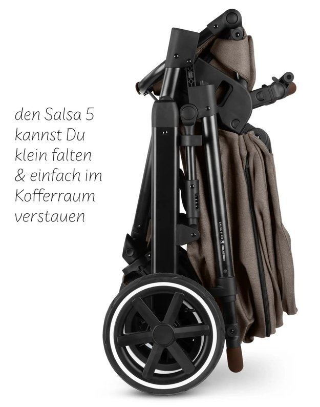 ABC Design Salsa 5 Air 2in1 vežimėlis Nature, rudas